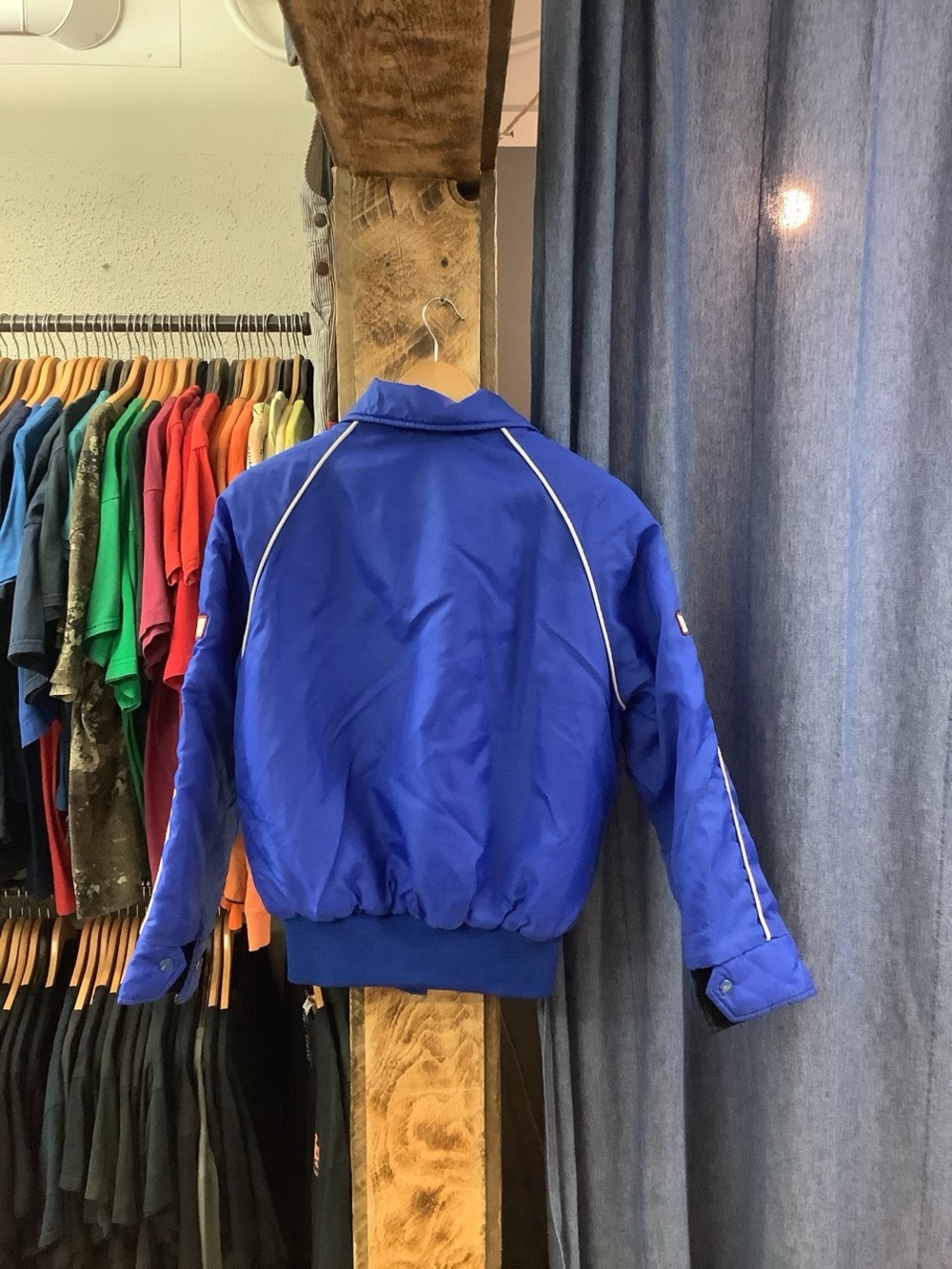 Vintage esso blue bomber jacket - Picture 2 of 3